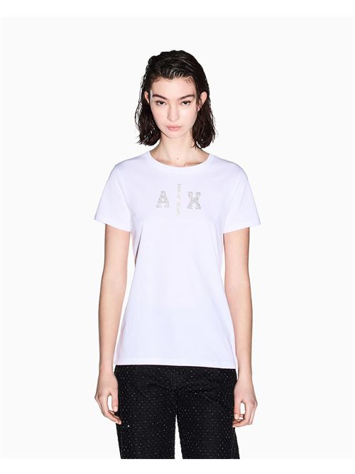 T-shirt Regular Fit in Jersey di Cotone Essenziale ARMANI EXCHANGE | XW002348AF10356/U0002